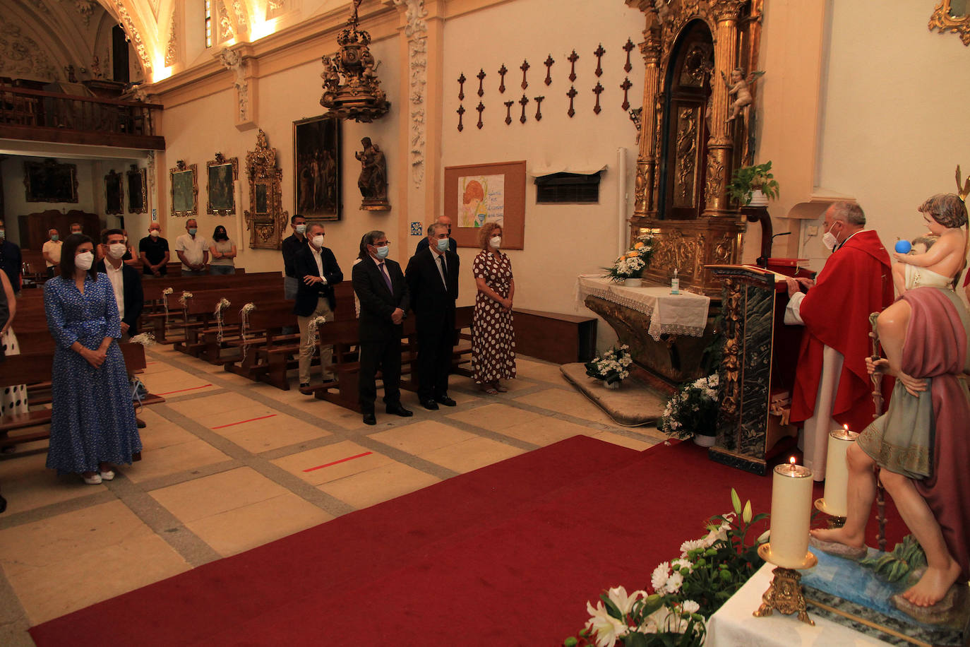 La diócesis deja «al buen juicio» de los párrocos el uso de las mascarilla en los templos con suficiente espacio