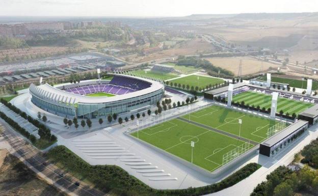 La nueva Ciudad Deportiva del Real Valladolid contará con un miniestadio para 2.000 espectadores y siete campos