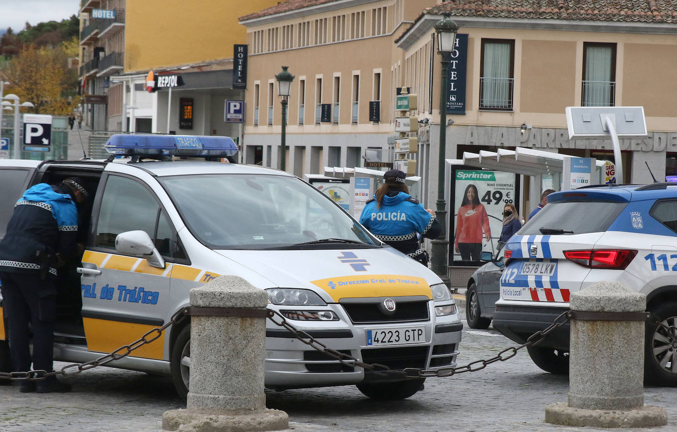 Un detenido por conducir bajo los efectos del alcohol y causar un accidente en Segovia