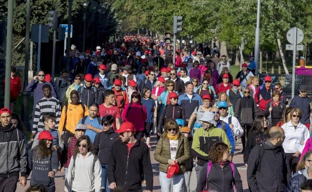 La Marcha Asprona vuelve a la calle en Valladolid este sábado