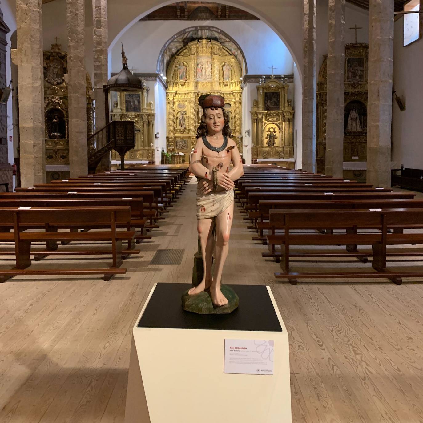 Fuentes de Nava exhibe el San Sebastián de Alejo de Vahía