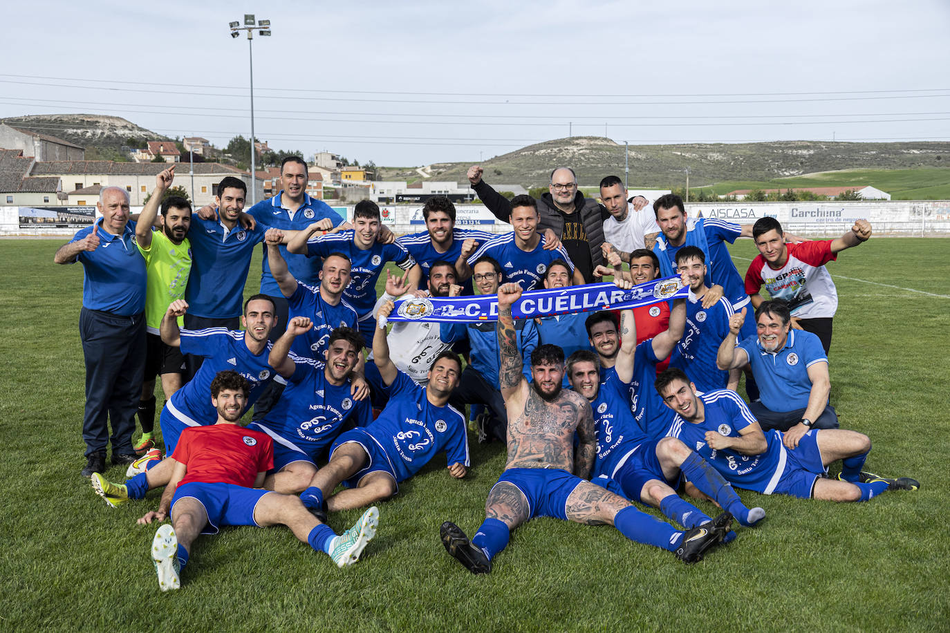 Un ascenso que quiere servir para asentar el fútbol en Cuéllar