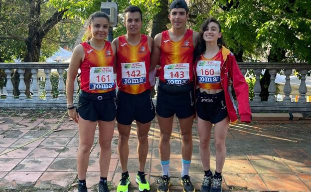 La salmantina Sara Izquierdo, bronce sub-23 con Castilla y Leon en el Nacional de Trail Running