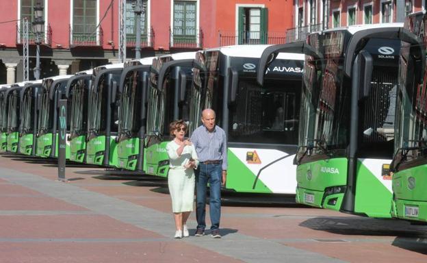 Auvasa incorpora 15 de los 57 nuevos buses para rebajar la edad media de la flota a los seis años