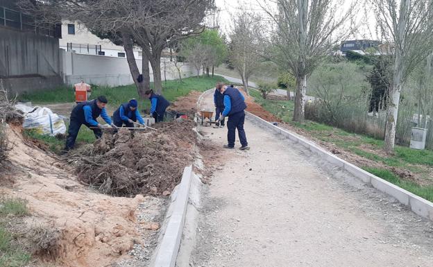 Las obras de acondicionamiento y acceso al Parque de Valdehigal entran en su recta final