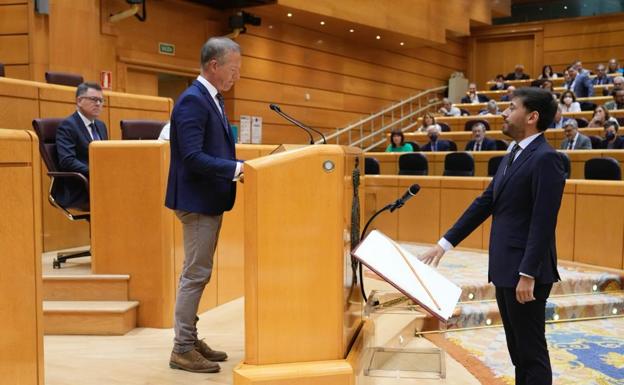 El socialista salmantino Fran Díaz adquiere su condición de senador por designación autonómica