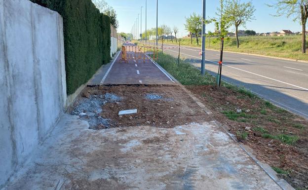 Carbajosa inicia las obras del carril bici que la unirá con Salamanca y con la Vía Verde de la Plata