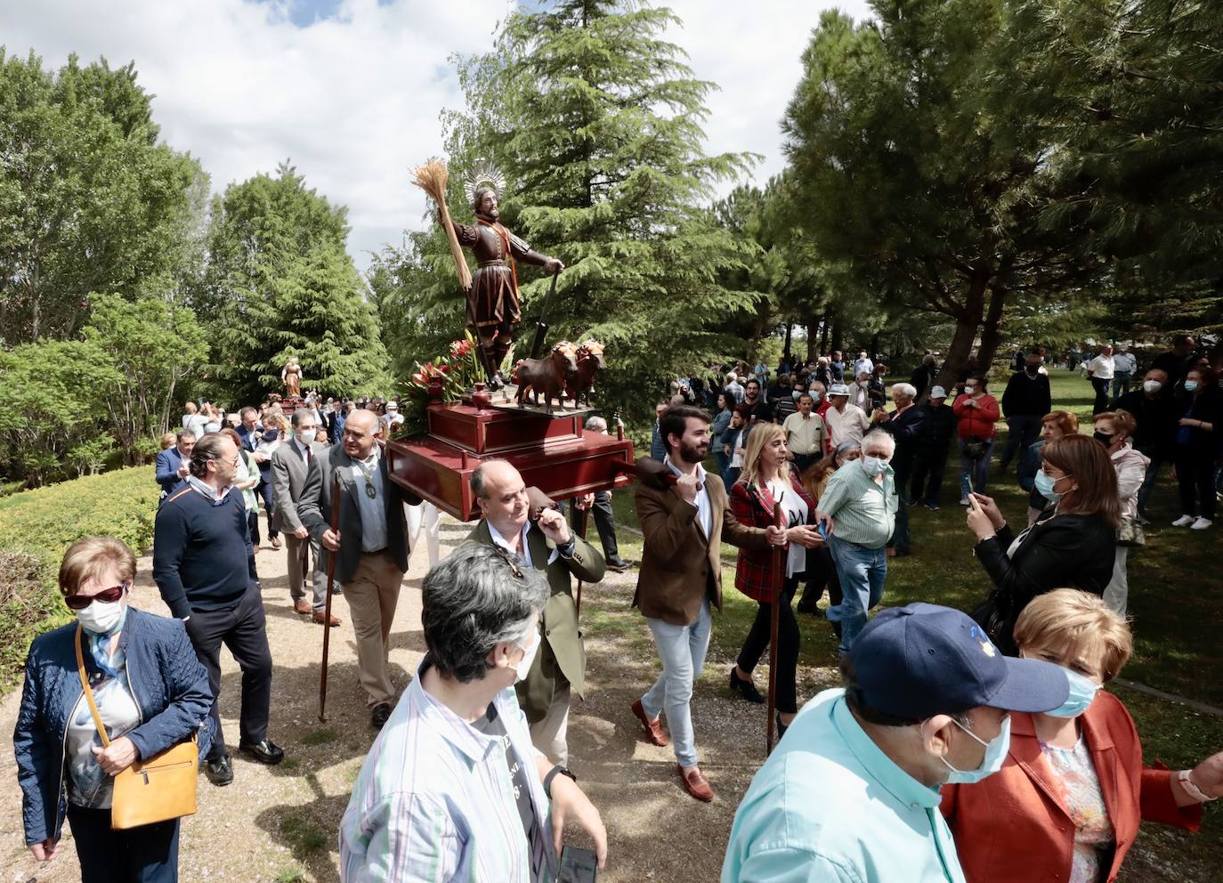 Procesión de San Isidro labrador, en Valladolid