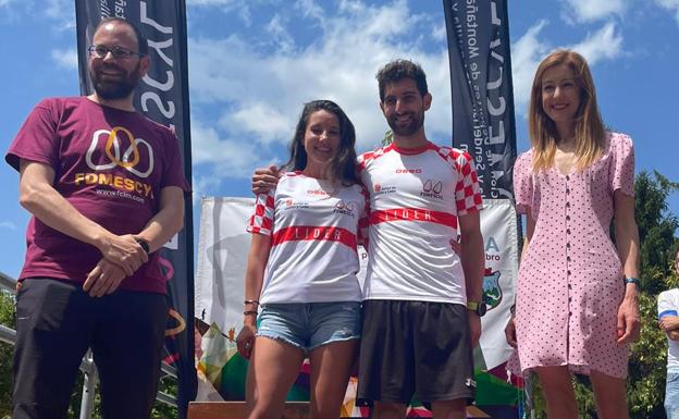 Marta Manso y Pablo Santos, ganadores de la X Carrera por Montaña de Miranda de Ebro