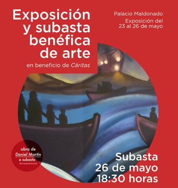 Cáritas Salamanca organiza una exposición y una subasta de arte a favor de los más vulnerables