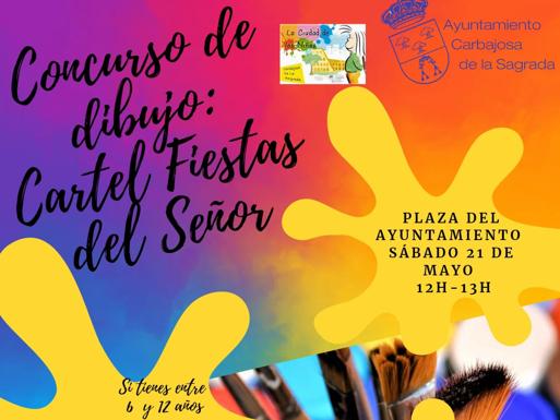 Carbajosa convoca un concurso de dibujo infantil para elegir el cartel de las Fiestas del Señor