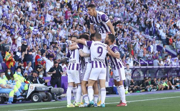El Real Valladolid, el mejor en lo que va de 2022 en Segunda División