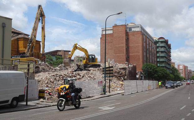 El final del derribo de Las Oblatas permite reabrir la Rondilla de Santa Teresa hacia el centro