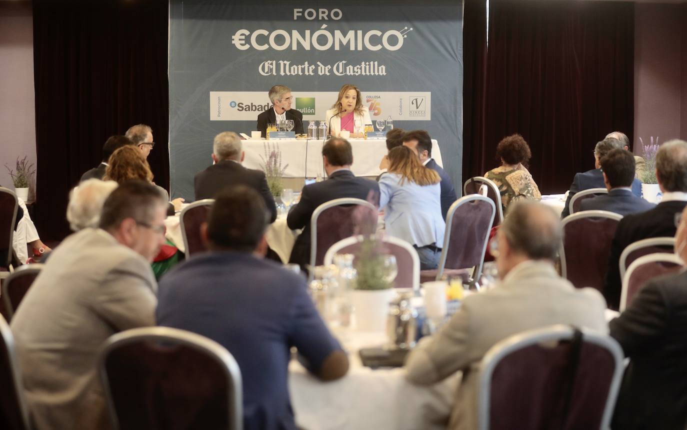 La eurodiputada Iratxe García en el Foro Económico de El Norte (1/2)