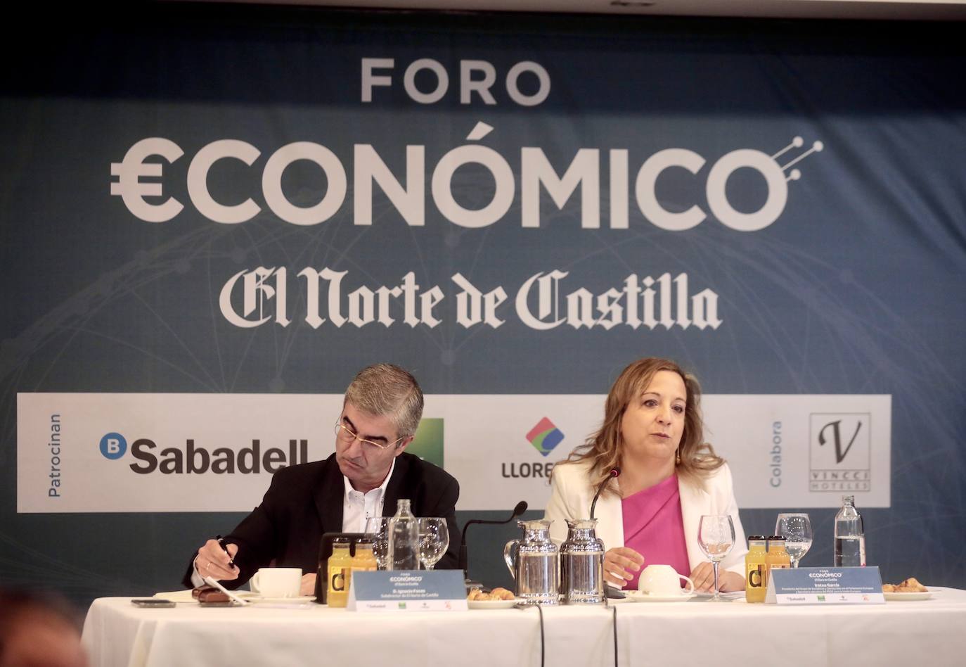 La eurodiputada Iratxe García en el Foro Económico de El Norte (2/2)