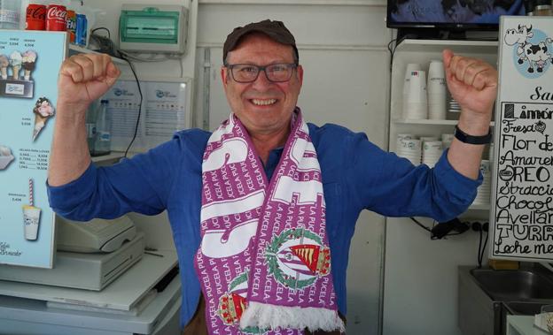 Los aficionados del Real Valladolid, optimistas con el ascenso directo