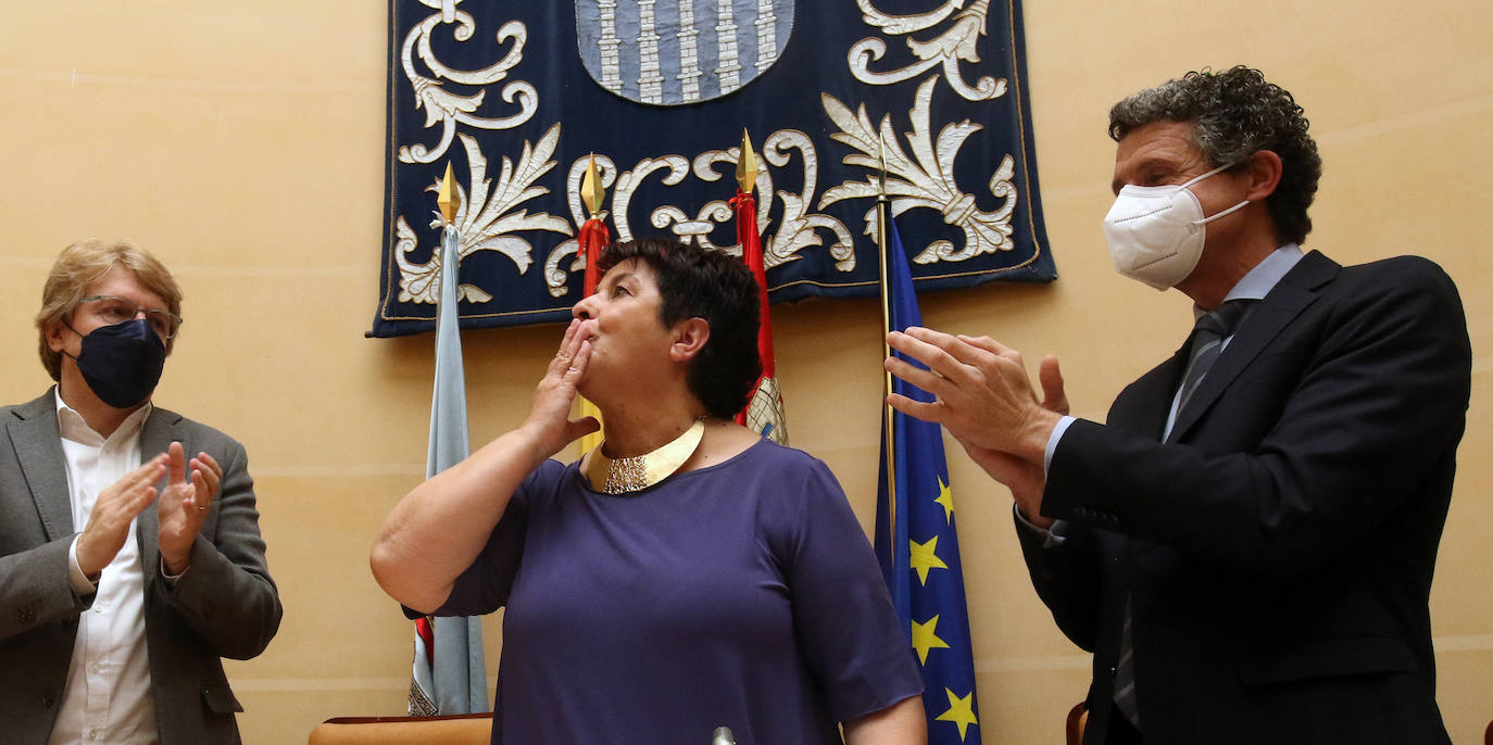 Clara Luquero se despide de la Alcaldía de Segovia