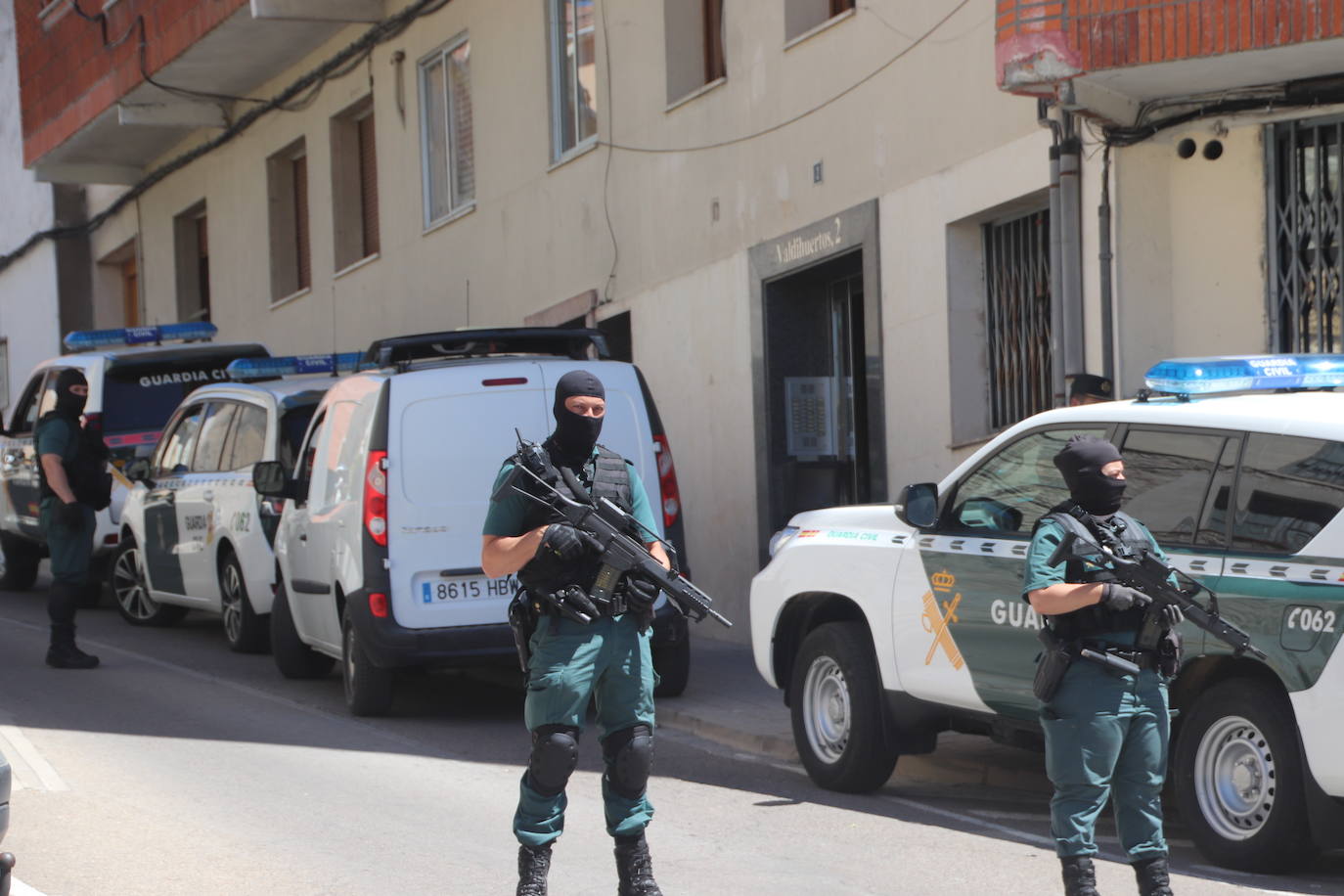 La Guardia Civil realiza una redada antidroga en Cuéllar