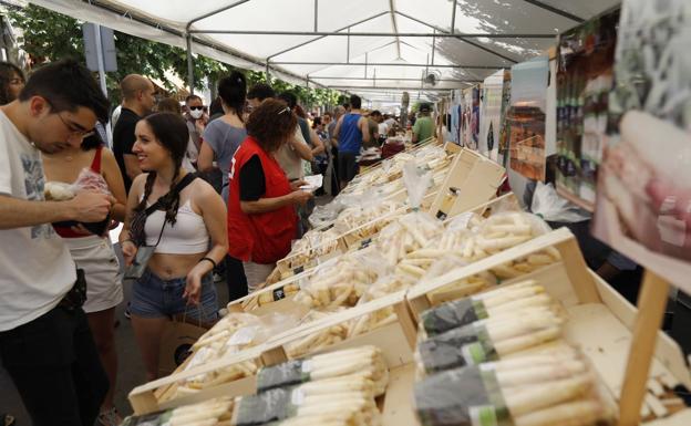 20.000 visitantes disfrutan de la Feria del Espárrago de Tudela de Duero