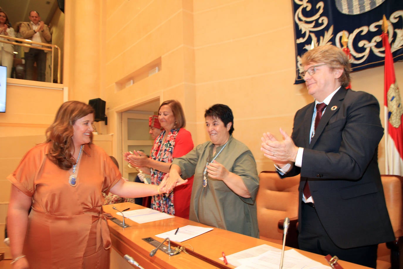 Elección de Clara Martín como nueva alcaldesa de Segovia