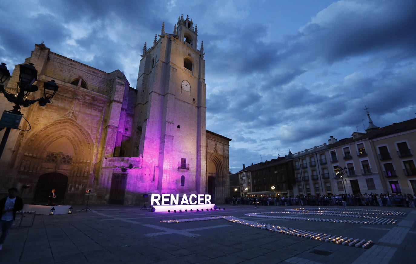 'La noche de las velas' festeja los 700 años de la Catedral de Palencia