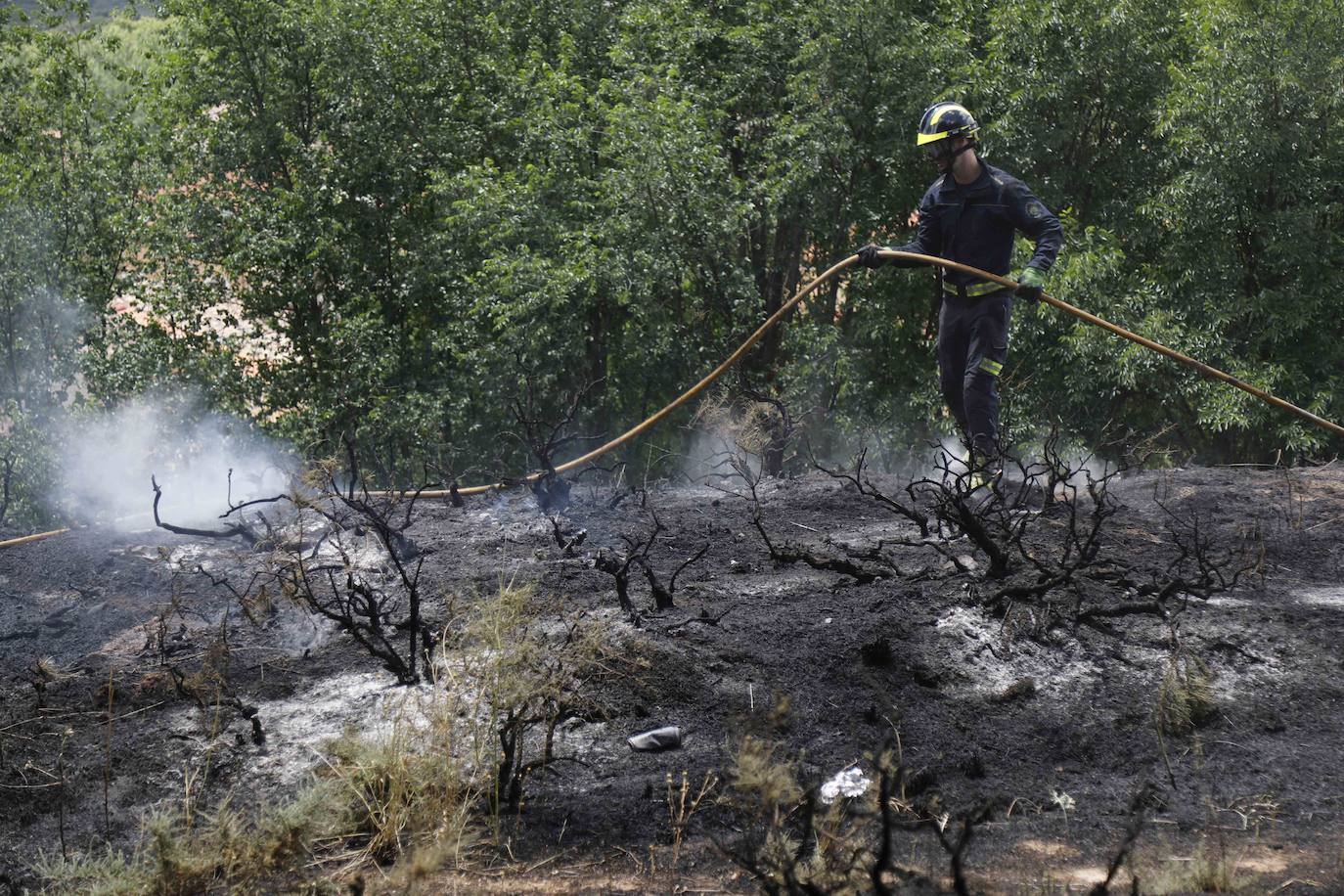 Incendio en Peñafiel