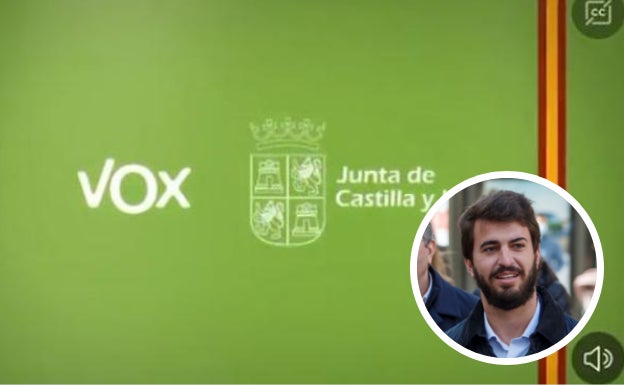 El vicepresidente Gallardo borra un vídeo con los logos de la Junta y Vox tras una advertencia de Igea