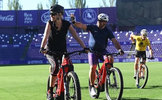 Ronaldo ya pedalea hacia Santiago: «Físicamente voy a sufrir, pero hay que cumplir la promesa»