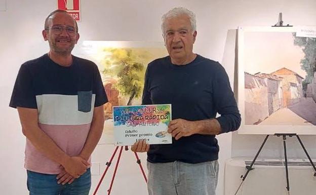 El segoviano Pablo Sevillano gana el XXII Concurso de Pintura Rápida de Mojados