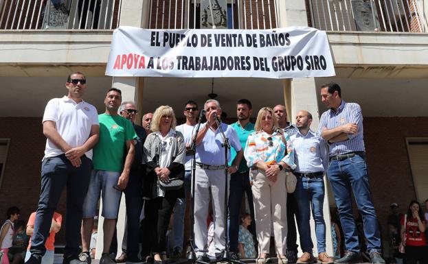 Venta de Baños llama a la «unidad política y sindical» y acusa la ausencia de Aguilar