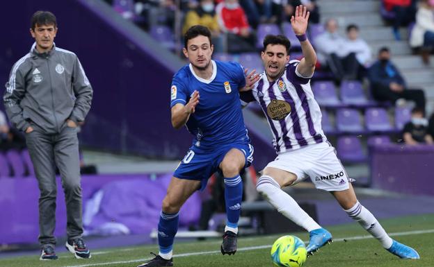 El mediapunta ovetense Borja Sánchez, a falta de firma con el Real Valladolid