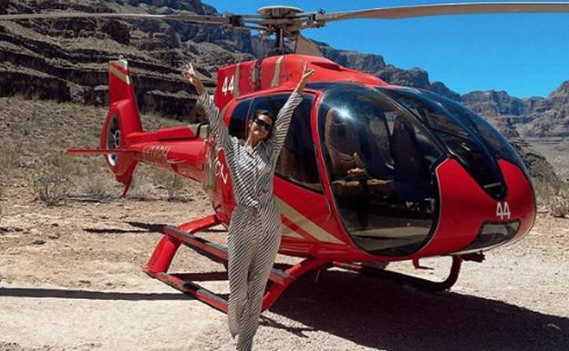 Marta Lozano y Lorenzo Remohí de luna de miel en Las Vegas