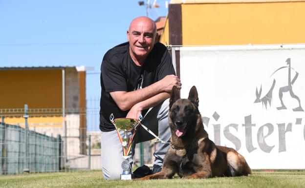 Roger, el malinois vallisoletano subcampeón del mundo