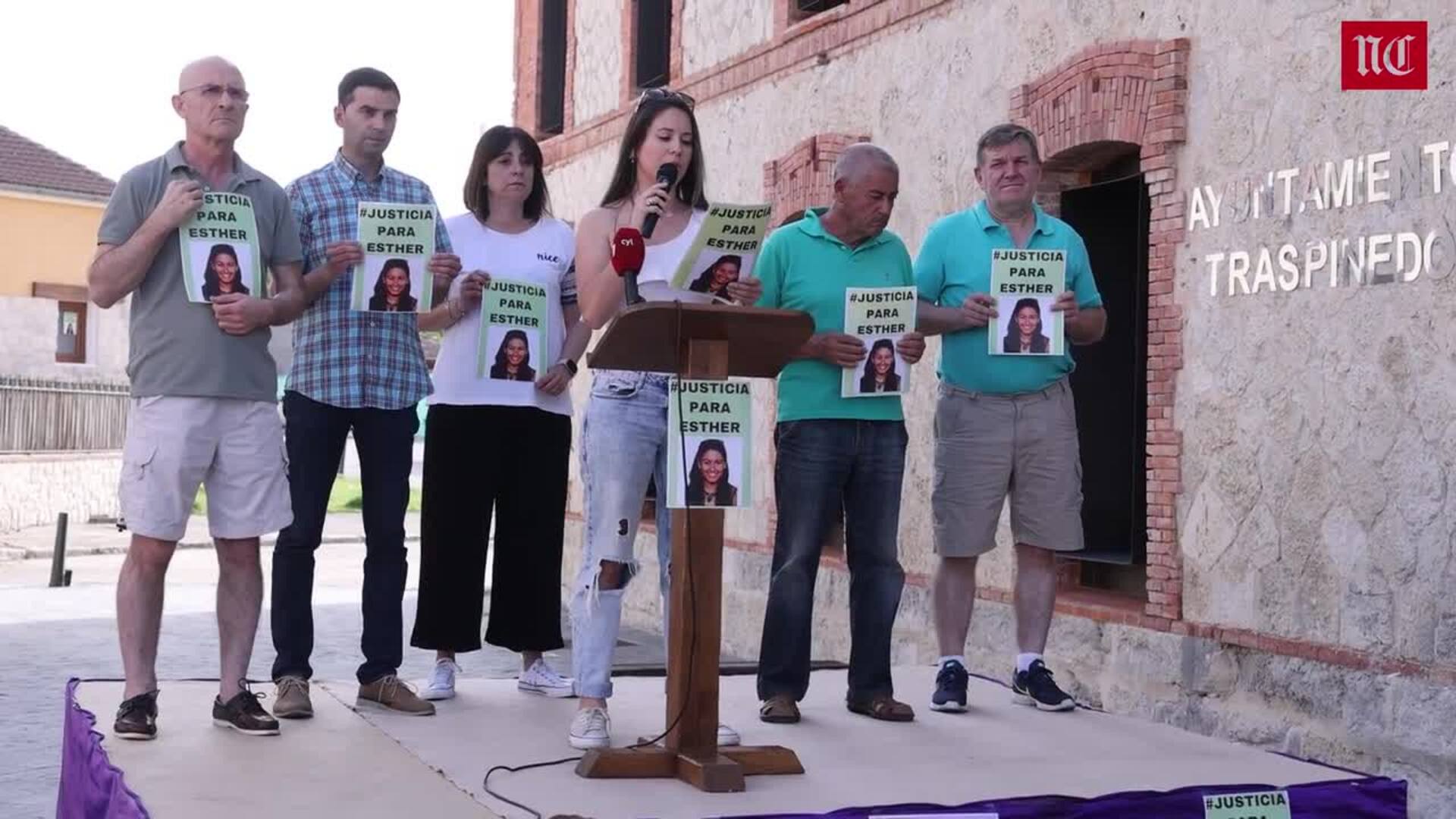El padre de Esther López en Traspinedo: «Que a nadie se le olvide que aquí hay una víctima y que es mi hija»