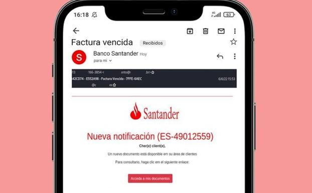 Cuidado con la nueva estafa bancaria dirigida a los clientes del Banco Santander