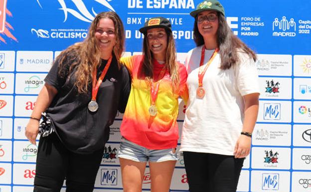 La vallisoletana Teresa Fernández-Miranda revalida su título nacional de BMX Freestyle Park
