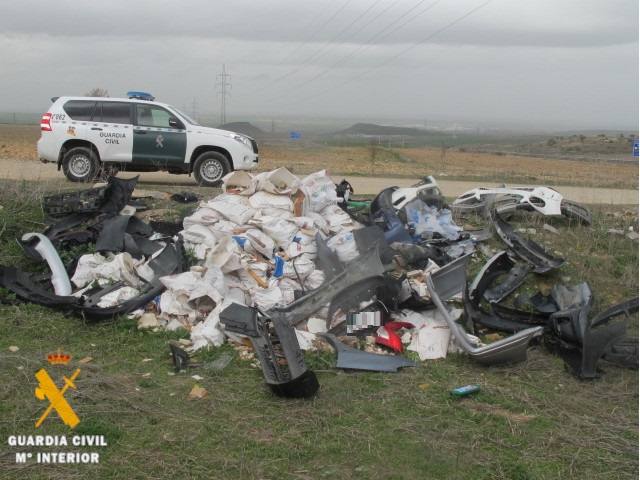 Identificados los autores del vertido de residuos en El Tejerín, La Lastrilla, Encinillas, Hontoria o Valverde