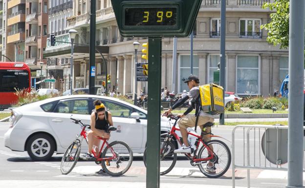 Noticia: hace calor en junio