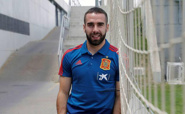 Dani Carvajal en capilla, a falta de cuatro días para abandonar la soltería