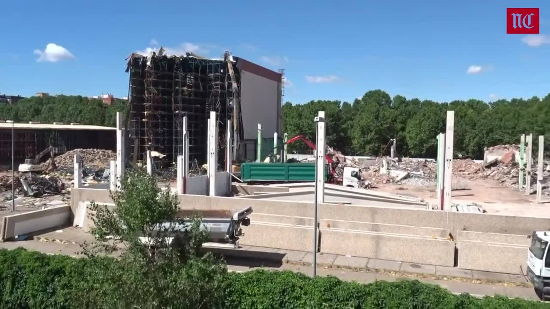 Finalización del derribo de la antigua fábrica de Lauki en Valladolid