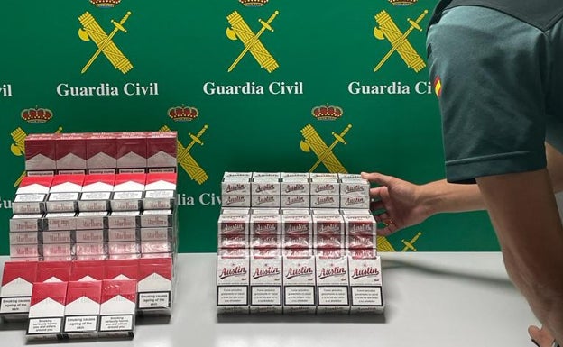 La Guardia Civil interviene 183 cajetillas de tabaco de contrabando