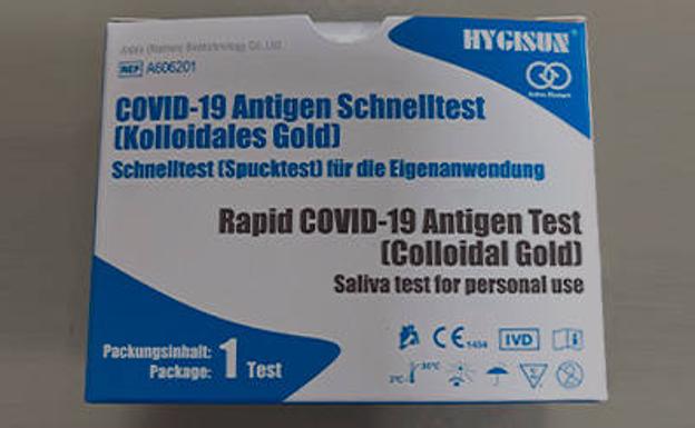 Alerta de la Agencia del Medicamento: test de antígenos de covid-19 en saliva contaminados