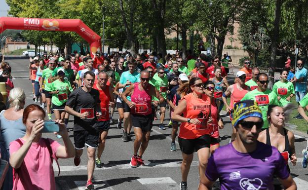 Cantero y Hernández triunfan en la carrera popular de la avenida de Madrid de Palencia