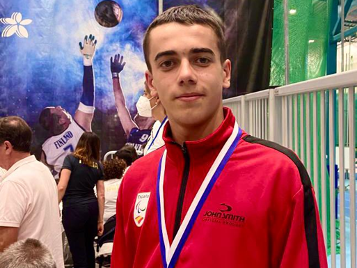 El salmantino Diego Ruiz gana en los 100 y 400 metros lisos en los Juegos Paralímpicos Europeos de la Juventud