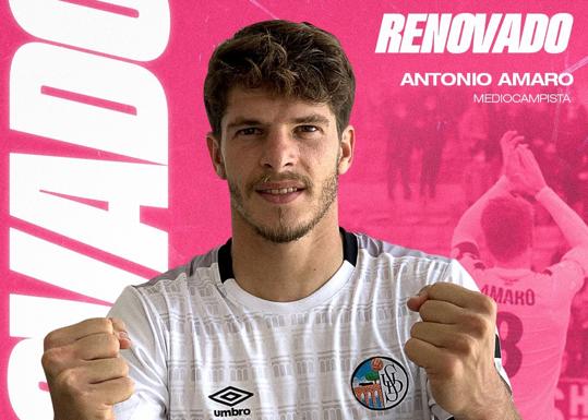 El Salamanca UDS anuncia que el capitán Amaro seguirá en el equipo en Tercera RFEF