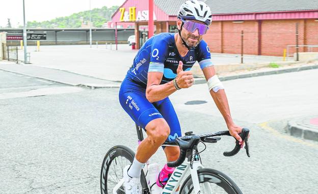 Alejandro Valverde reaparecerá tras el atropello en la Vuelta a Castilla y León