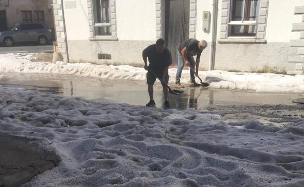 Las fuertes granizadas provocan inundaciones en varios municipios de la Ribera del Duero