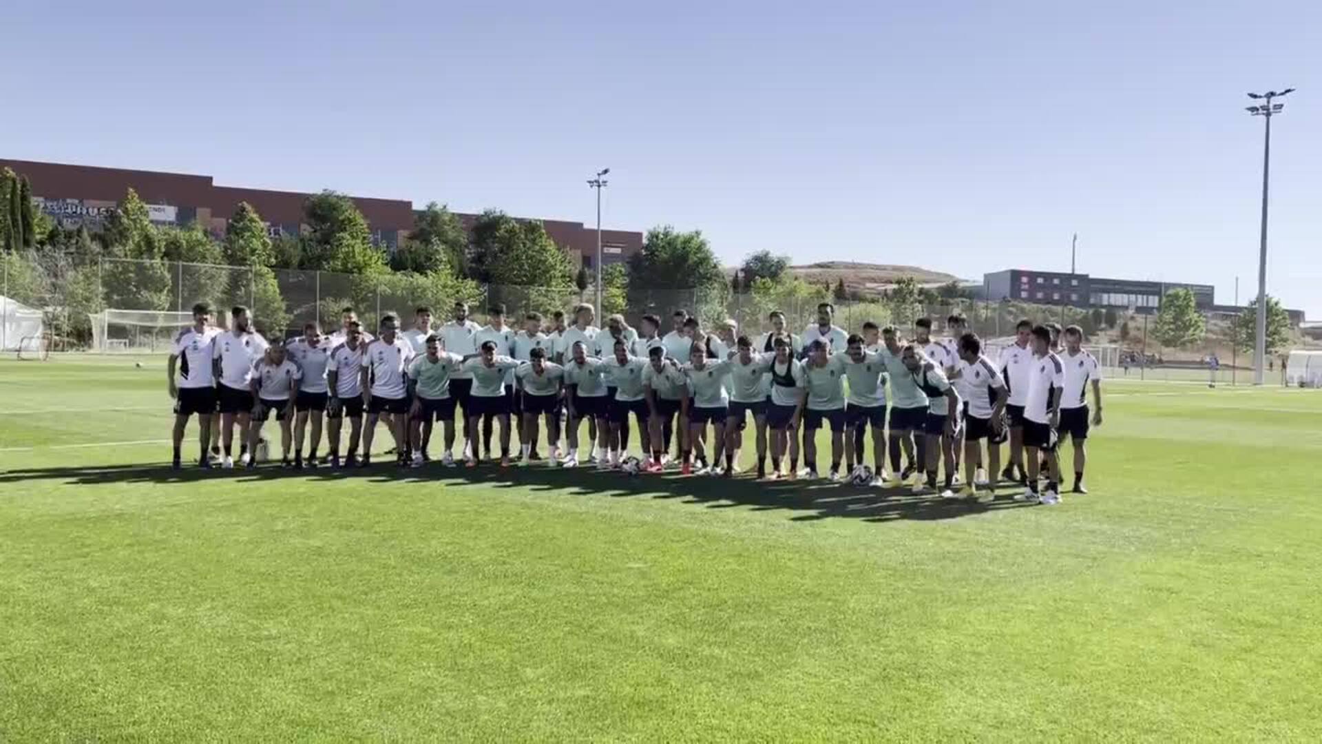 Entrenamiento del Real Valladolid