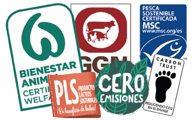 ¿Qué significan todos esos sellos que aparecen en los envases?