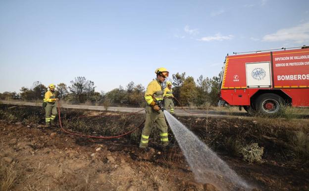 La Junta rebaja a nivel 0 el fuego de Castronuño y se restablece el tren entre Zamora y Medina